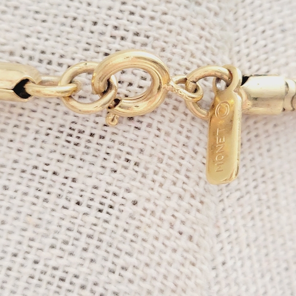 VINTAGE Monet snake chain long necklace - Picture 6 of 6